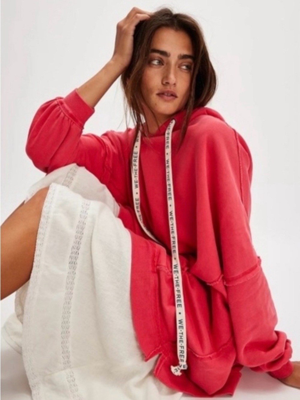 NWT We The Free We Hoodie In High Risk Red